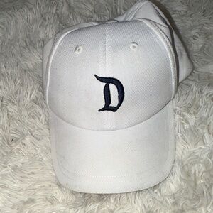 Disney White Baseball Cap with Black Logo